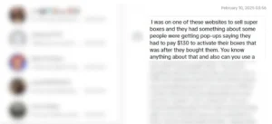SuperBox streaming device image highlighting issues related to missing Play Store and activation problems, relevant to troubleshooting and user support.